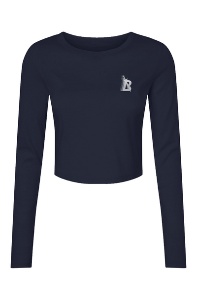 Womens Micro Rib LS Baby Tee